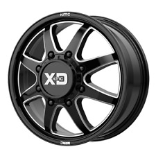 22x8.25 XD XD845 PIKE DUALLY Gloss Black Milled - Front Wheel 8X6.5 (105mm) picture