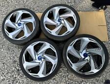 JDM 50 Prius 18 inch Modelista wheels 4wheels set with cap No Tires picture