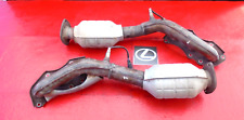 06 07 08 LEXUS IS250 EXHAUST MANIFOLD HEADER SET PAIR BOTH OEM LEFT AND RIGHT picture