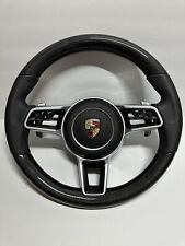 CARBON BLACK Porsche Steering Wheel 991.2 911 Cayman/Boxster/Macan/Cayenne. picture