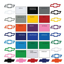 Chevy BowTie 10 PACK OUTLINE OR SOLID Decal center cap 3 sizes TRACKED & INSURED picture
