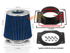 Air Intake MAF Adapter + BLUE Filter For 87-99 Nissan Maxima 300ZX 3.0L picture