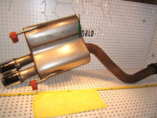 Mercedes W202 98-00 C43 AMG V8 rear exhaust Genuine OEM AMG 1 Muffler,AMG Tips picture