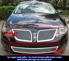 Fits 2009-2010 Lincoln MKS Stainless Steel Mesh Grille Combo Insert picture