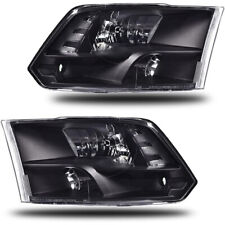 FOR 09-18 RAM 1500 2500 3500 BLACK HOUSING CLEAR CORNER HEADLIGHT HEAD LAMPS picture