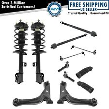 12 Piece Steering & Suspension Kit Control Arms Strut Assemblies Tie Rods New picture