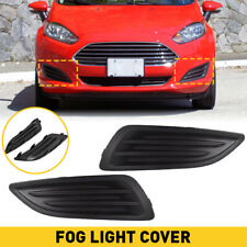 Front Bumper Fog Light Cover Pair Set Left LH+Right RH for 2014-2019 Ford Fiesta picture