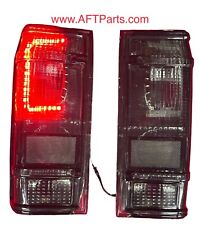 1983-1992 Ford Ranger and Bronco II 84 - 90 Smoke Tail Lights W Built-In LED NEW picture