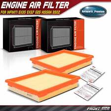 2x New Engine Air Filter for INFINITI G25 G35 EX37 Q40 QX50 Q60 Nissan 350Z 370Z picture