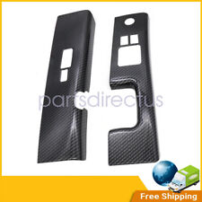 For 06-08 Nissan 350z Z33 Carbon Effect ABS Interior Window Switch Covers picture