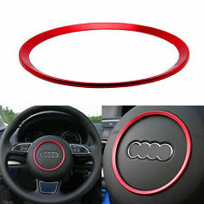Red Aluminum Interior Steering Wheel Decor Ring Trim For Audi A3 A4 A5 A6 TT picture