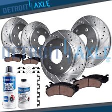 2WD Front Rear Drilled Rotors Brake Pads for Nissan Frontier Suzuki Equator 2.5L picture