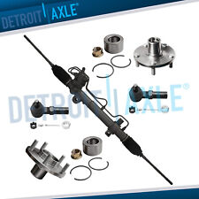 5 pc Steering Rack and Pinion Wheel Hub and Bearing Kit for Nissan Altima Maxima picture