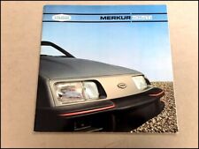1986 Ford Merkur XR4ti 38-page BIG SIZE Original Car Sales Brochure Catalog  picture