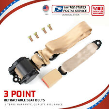 1 Universal 3 Point Retractable Safety Seat Belt For Mitsubishi 3000GT 1998-1999 picture