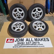 1994 JDM Toyota MR2 SW20 OEM Wheels Tire R14 Factory Staggered (14x6 & 14x7) OEM picture