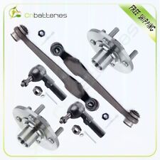 For 1994-1999 Saturn SW1 6pcs Front Wheel Hub and Bearing Control Arms Tie Rods picture