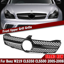 Black Front Vent Grille Grill For Mercedes Benz W219 CLS350 CLS500 2005-2008 AMG picture