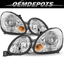 Headlights For 1998-2005 Lexus GS300 GS400 GS430 Projector Halogen Chrome pairs picture