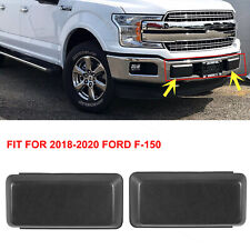 Fit for 2018 2019 2020 Ford F-150 F150 Black Front Bumper End Cover Inserts Pad picture