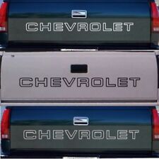 1 CHEVROLET Tailgate Truck Lettering 1500 Silverado Sticker Vinyl Decal B W SLVR picture