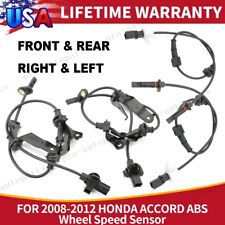 4PCS ABS Wheel Speed Sensor Front Rear Left Right Fit For HONDA ACCORD 2008-2012 picture