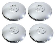 Set of 4 Chrome Hubcaps LATE VW Beetle 1968-1979 Bus 1971-79 Ghia Type-3 Vanagon picture