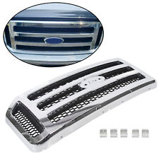 Chrome Front Grille Assembly For 2005-2007 Ford F250 F350 F-250 F-350 Super Duty picture