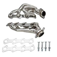 Shorty Manifold Headers For 97-03 Ford F150 XL XLT FX4 King Ranch 5.4L 330 V8 picture