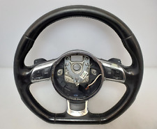 ✅ 2008-2014 OEM Audi TT 8J 3 Spoke Flat Bottom Steering Wheel Paddle Shifter* picture