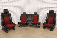 2015 Jeep Grand Cherokee SRT8 Heated/Cooled Leather& Suede Seats (Black/Red XR) picture