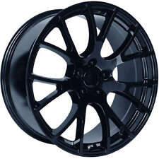 2009-2023 Challenger Hellcat Style Replica Wheel Rim Gloss Black 22x11