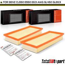 2x Engine Air Filter for Mercedes-Benz C216/C217 CL63 AMG W166/V167 GLE63 AMG S picture
