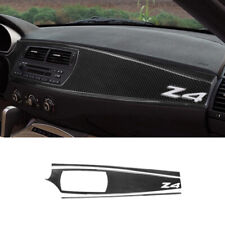 3Pcs Carbon Fiber Interior Main Dash Panel Cover Trim For BMW Z4 E85 2003-2008 picture