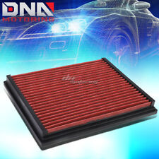 FOR A4/A6/S4/S6/QUATTRO RED REPLACEMENT RACING DROP IN AIR FILTER PANEL picture