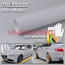 Premium Ultra Matte Flat Storm Gray Car Auto Vinyl Wrap Sticker Decal Sheet Film picture