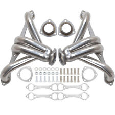 For Chevy Small Block SB V8 262 265 283 305 327 350 400 Stainless Hugger Headers picture