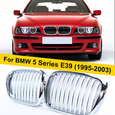 Front Kidney Grill Chrome Fits 1997-2003 BMW E39 M5 Series 525i 528i 530i 540i picture
