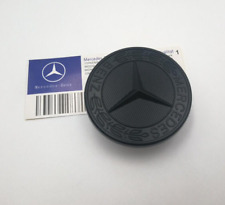 AMG Emblem Matte Black For Mercedes 57mm Hood Laurel Wreath Badge NEW picture