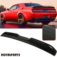 Rear Trunk Spoiler Wing for 2008-2017 Dodge Challenger Demon Style Carbon Fiber picture