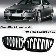 Gloss Black Grill Grilles For BMW E92 E93 M3 Style 328i 335i Coupe 2007-10Kidney picture