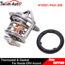 Thermostat & Gasket For Honda CRV Accord Civic Odyssey Prelude CRX 19301-PAA-306 picture