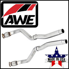 AWE Non-Resonated Exhaust Downpipes fits 2010-2017 Audi S4 / S5 3.0L V6 AWD picture