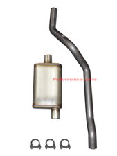 84 - 01 Jeep Cherokee 4.0 Performance Exhaust w/ Max Flow Performance Muffler picture