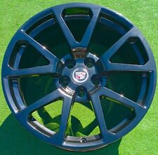 Black Factory Cadillac CTSV Wheels Set 4 Perfect Genuine OEM 19 inch CTS-V Coupe picture