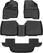 Floor Mats Liner For 2015-2019 Ford Explorer 7 Seat TPE Rubber All Weather picture