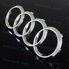 For Audi Front Rings Grill Grille Hood A3 A4 S4 A5 S5 A6 S6 Badge Emblem Chrome picture