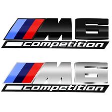For BM 6 Series Emblem M6 COMPETITION Number Letters Rear Trunk Badge Sticker picture