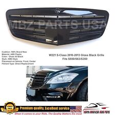 S550 S63 S450 S-Class All Black Grille 2010 2011 2012 2013 Luxury Glossy New S65 picture