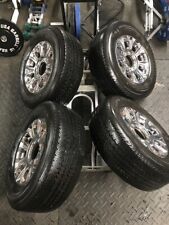 2019 FORD F250 (4) 18” OEM FACTORY WHEELS W/ (4) TIRES Continental LT 275/65 R18 picture